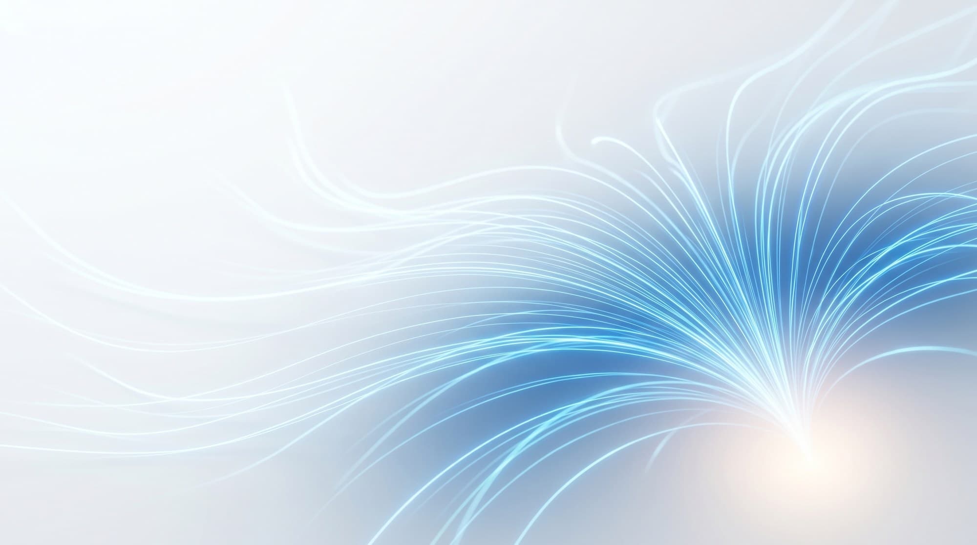 Glowing blue connection lines streaming outward from Houston and fading into the distance, evoking TGI's reach